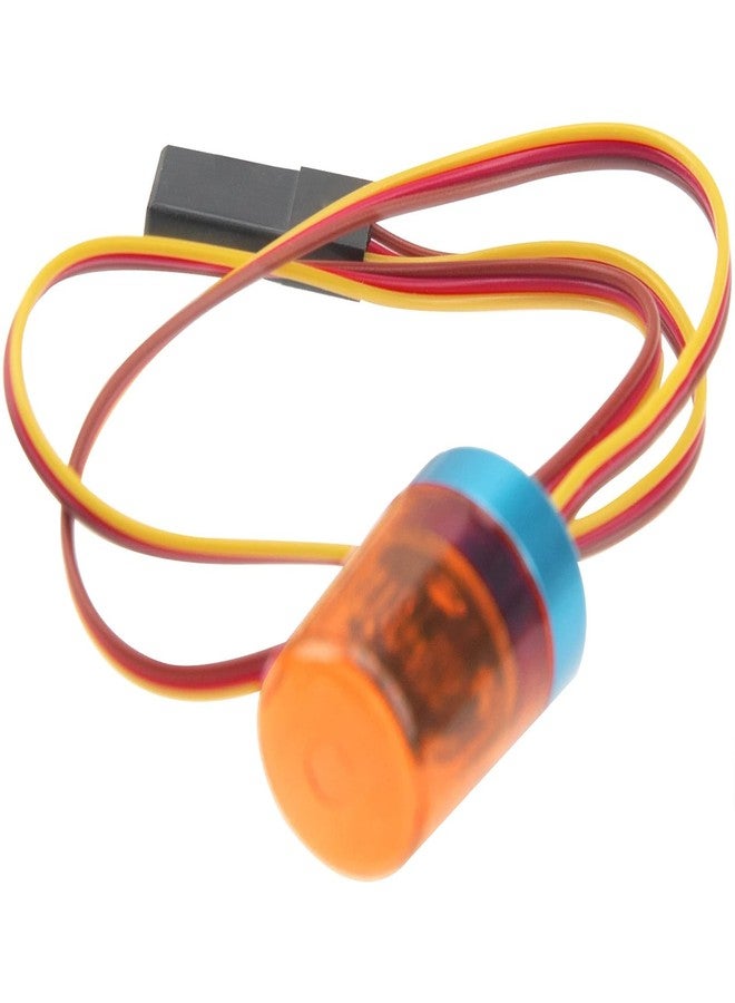مجموعة مصابيح LED وامضة من KEAcvise (عبوتان) - مصباح إنذار دوار لقطع غيار سيارات التحكم عن بعد، متوافقة مع سيارات الزحف TRX4 وSCX10 بمقياس 1/10، وشاحنات جرارات تامييا بمقياس 1/14 - سيارة التحكم عن بعد برتقالية اللون من Polar Lights - Image 5